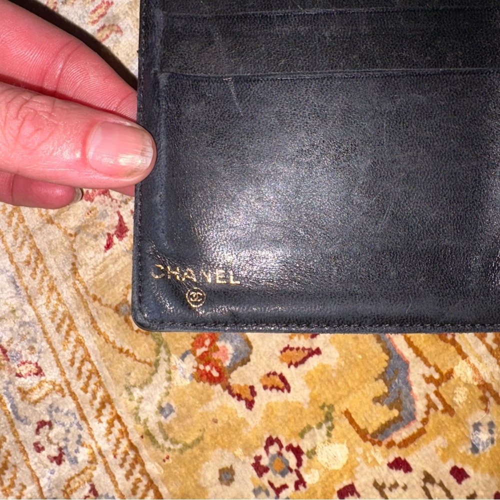 CHANEL Classic Black Leather Clutch - Picture 14 of 16